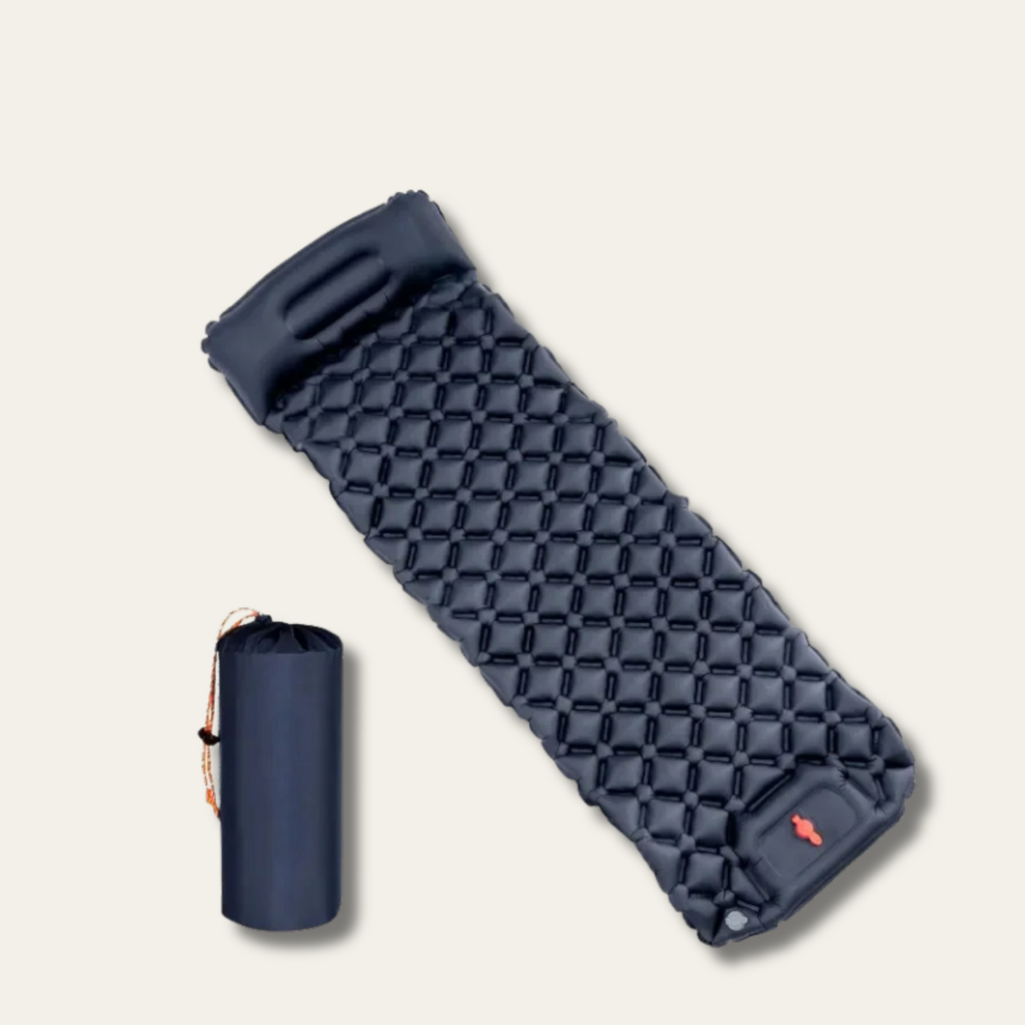 Trekluft Pro – Ultraleichte Isomatte mit integrierter Fußpumpe & Kissen, robust & kompakt für 3-Jahreszeiten