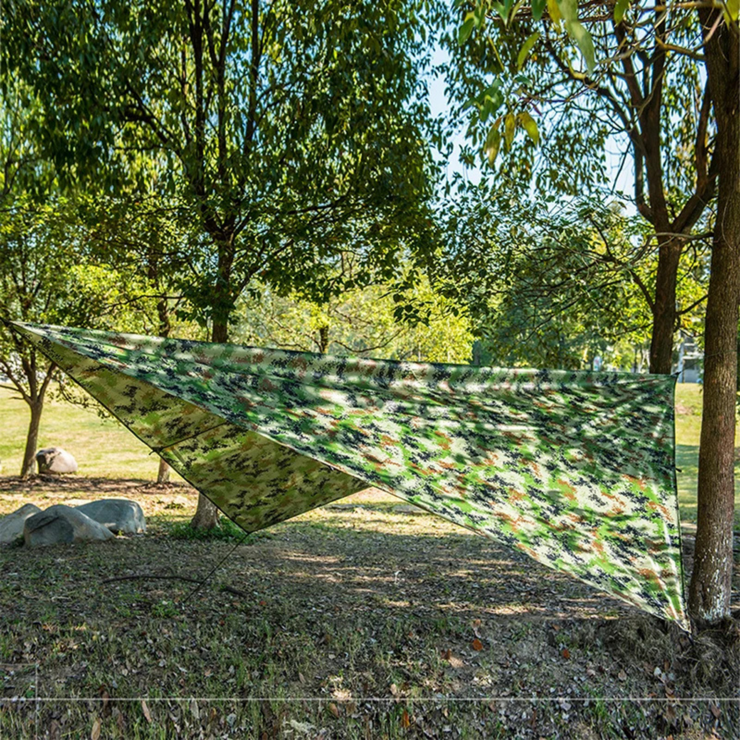 Drybase Mini – 2-in-1 Zeltplane & Picknickdecke, wetterfest & kompakt für jede Jahreszeit