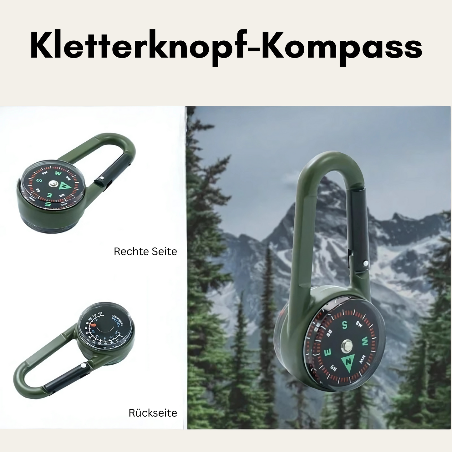ClipCompass DuoPro – Mini-Kompass