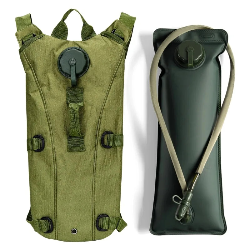 AbenteuerDurst – Leichter Trinkrucksack mit 3L Trinkblase & Rückenfach