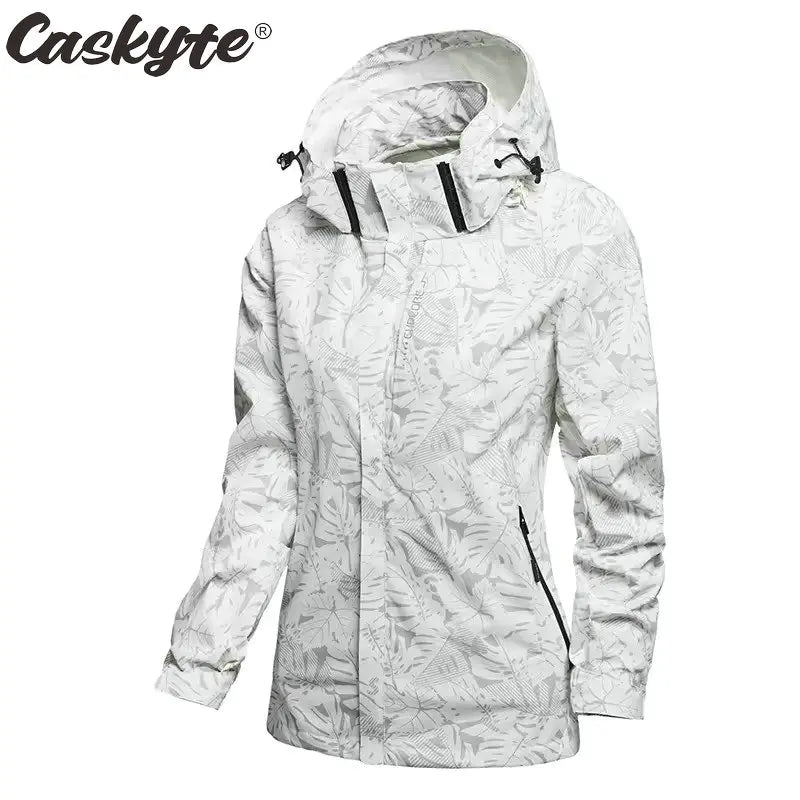 CASKYTE Damen Outdoor Windjacke – Atmungsaktiv & Wasserdicht