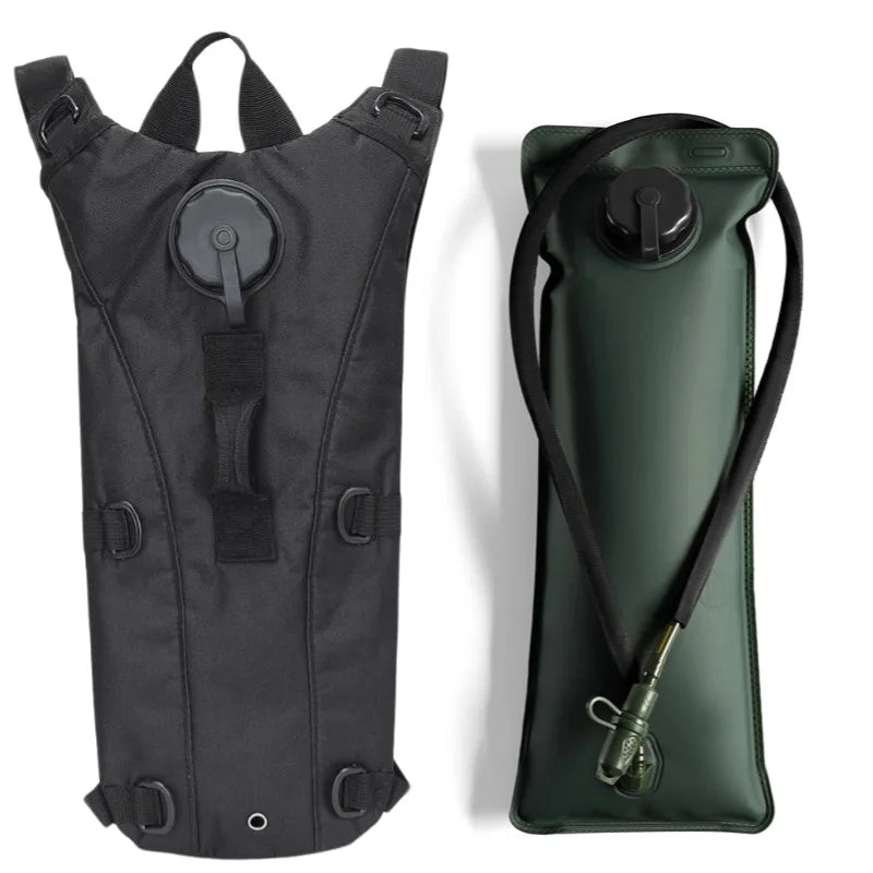 AbenteuerDurst – Leichter Trinkrucksack mit 3L Trinkblase & Rückenfach