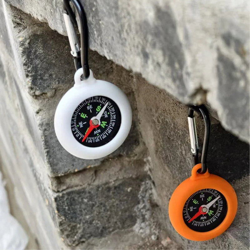 ClipCompass Duo – Outdoor-Kompass mit Silikonhaken oder als Pocket-Version