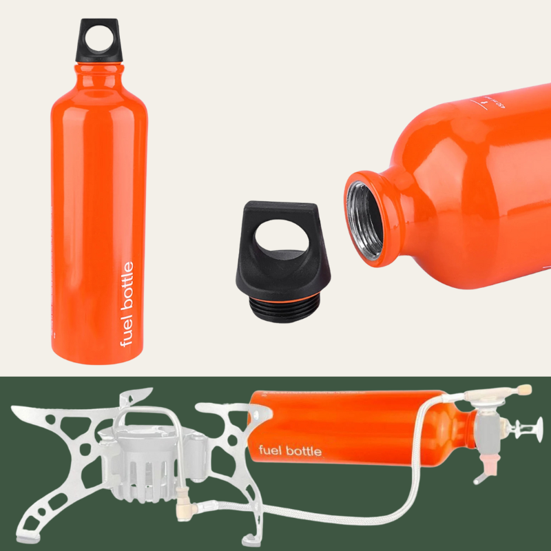 FuelMate 750 – Robuste Outdoor-Benzinflasche aus Aluminium (750 ml)