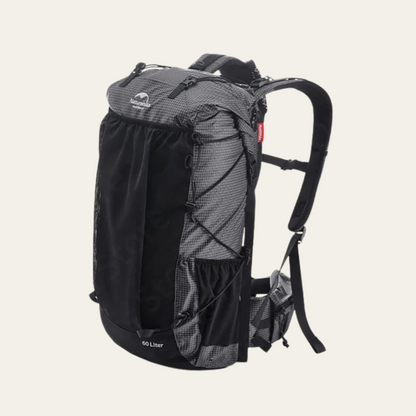 Rocktrail Pro – Ultraleichter Wanderrucksack (40–60L) aus reißfestem Nylon mit Regenschutz