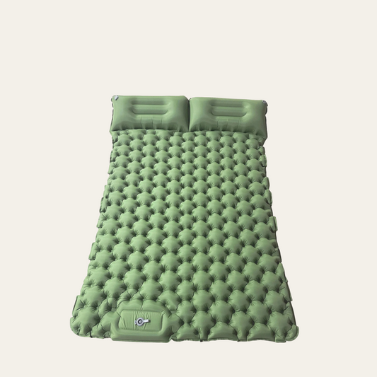 Duoplus Air – Aufblasbare Doppel-Campingmatratze mit Kissen