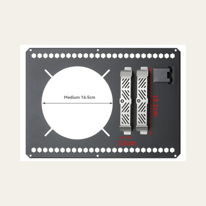 FlameTitan Pro – Faltbarer Hochleistungs-Gaskocher mit Windschutz (3,3 kW)