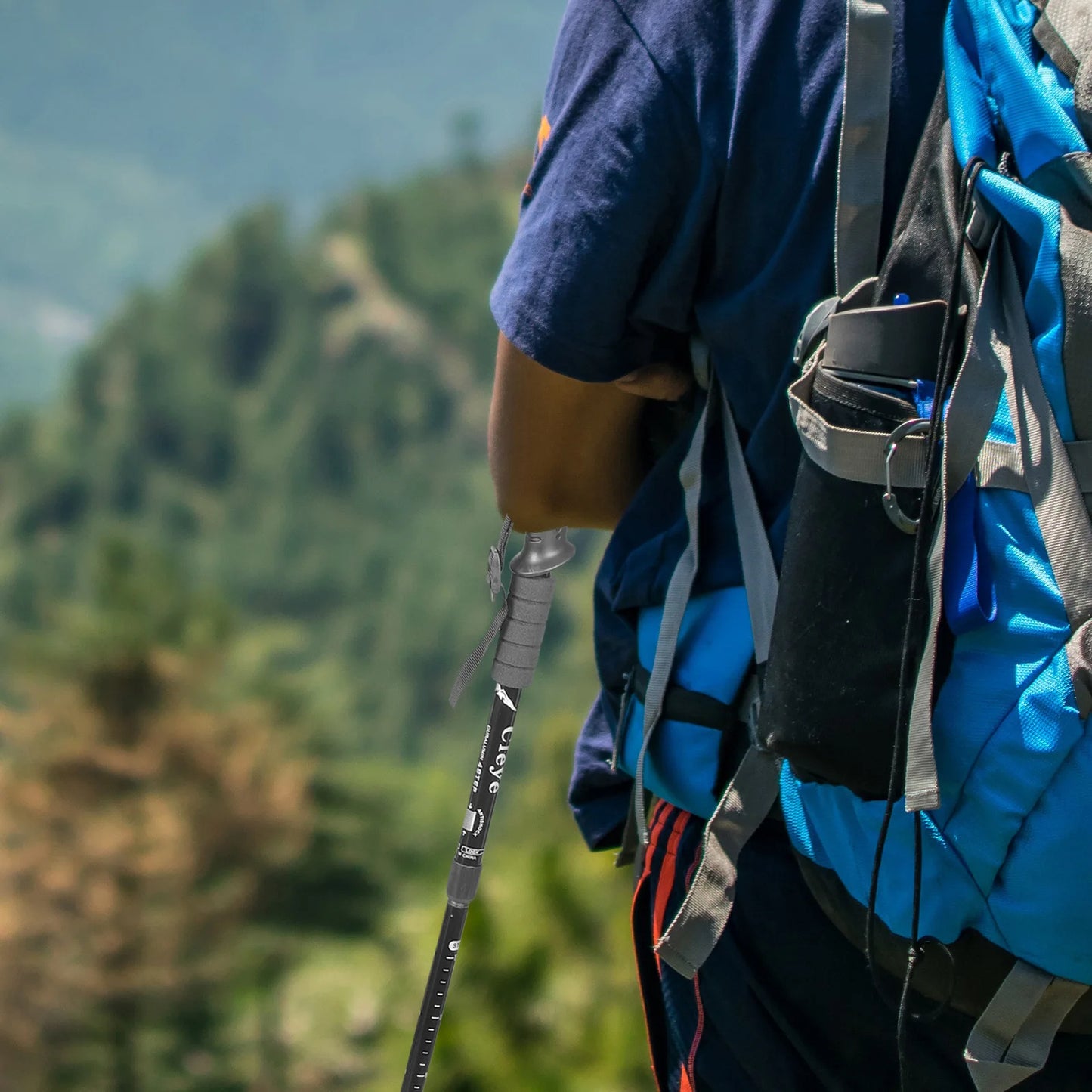 Trekpole One – Teleskop-Wanderstock aus Aluminium, faltbar & rutschfest für Outdoor & Alltag