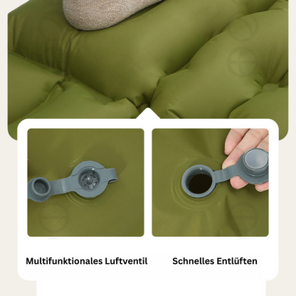 AirComfort Pro – Aufblasbare Campingmatte mit integriertem Kissen