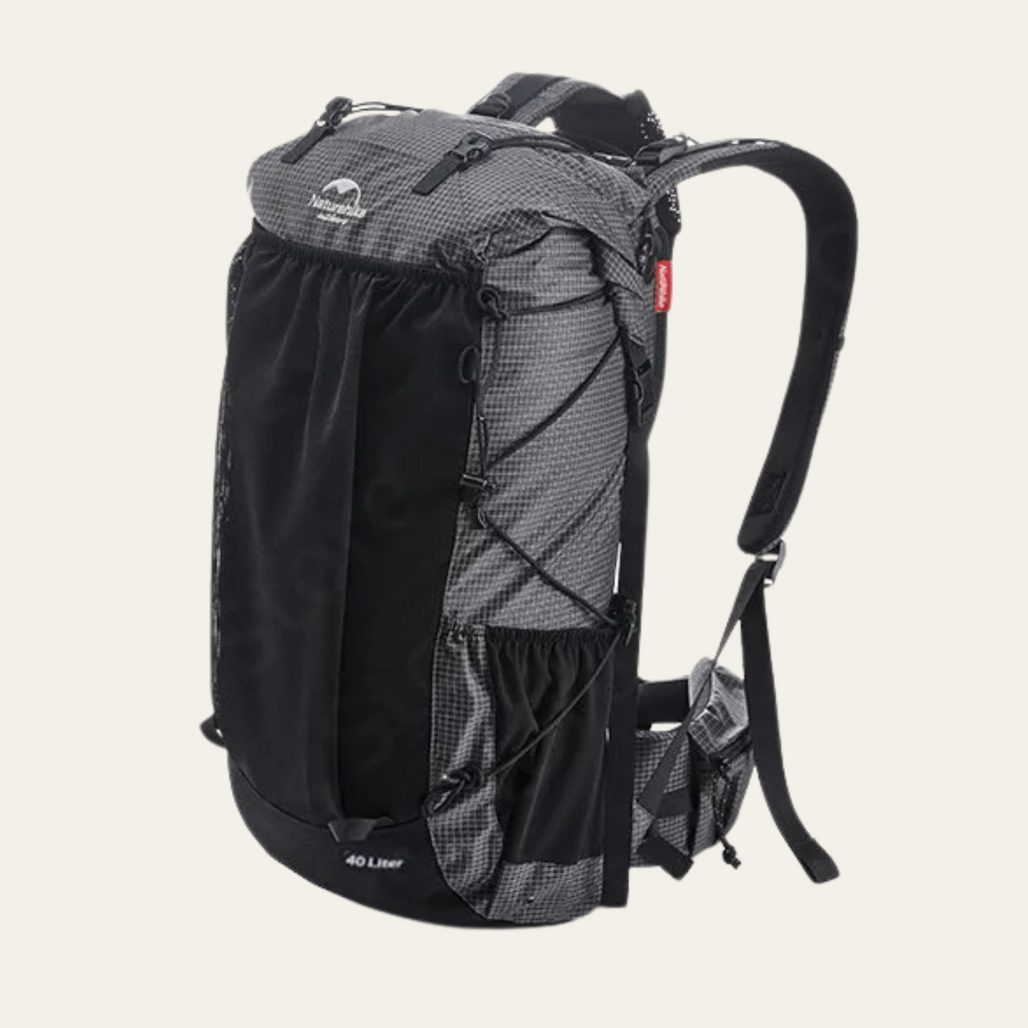 Rocktrail Pro – Ultraleichter Wanderrucksack (40–60L) aus reißfestem Nylon mit Regenschutz