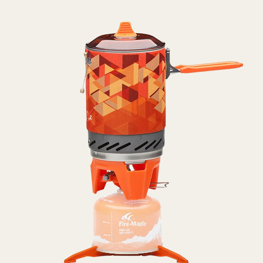 Fire Maple X2 Outdoor Gas Stove Burner Tourist Portable Cooking System With Heat Exchanger Pot FMS-X2 Camping Hiking Gas Cooker