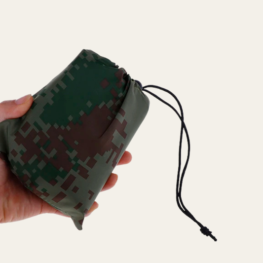 Drybase Mini – 2-in-1 Zeltplane & Picknickdecke, wetterfest & kompakt für jede Jahreszeit