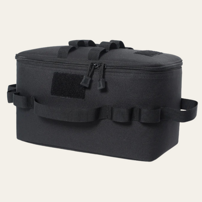 CampBox – Faltbare Outdoor-Aufbewahrungstasche mit Extra-Stauraum (34 × 17 × 19 cm)