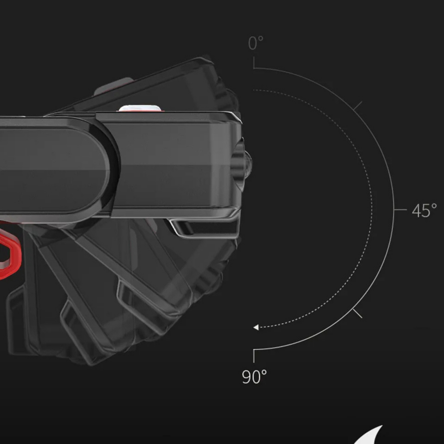 SmartBeam – Intelligente LED-Stirnlampe mit Gestensteuerung & USB-Aufladung (1000 Lumen)