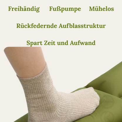 AirComfort Pro – Aufblasbare Campingmatte mit integriertem Kissen