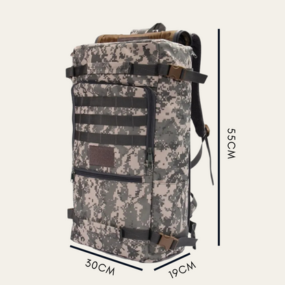 RangerPack X55 – Robuster Canvas-Taktikrucksack mit Schultergurt