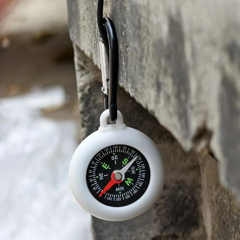 ClipCompass Duo – Outdoor-Kompass mit Silikonhaken oder als Pocket-Version