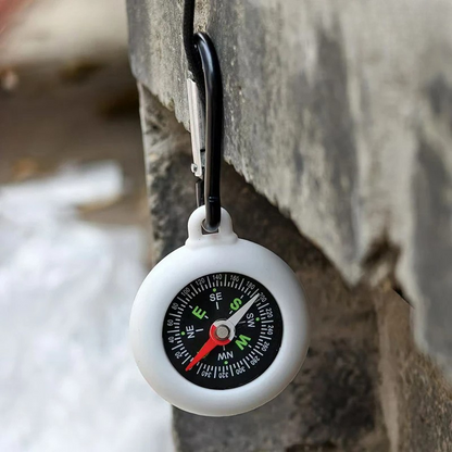 ClipCompass Duo – Outdoor-Kompass mit Silikonhaken oder als Pocket-Version