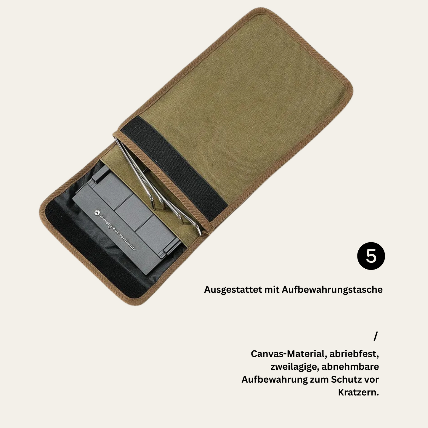 TrekForge Tisch – Rocket Stove Combo Tisch (faltbar & hitzebeständig)