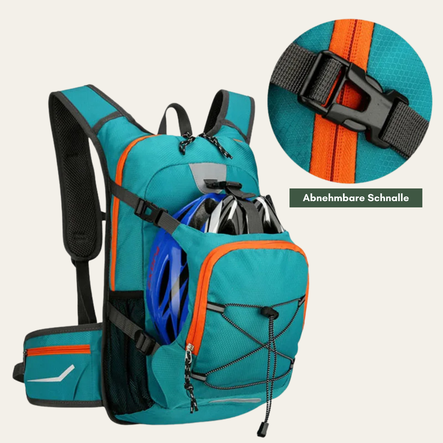 Peakflow 18 – Wasserdichter Outdoor-Rucksack mit Reflektorstreifen