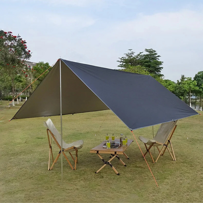 Skyshield Octa – Ultraleichte Camping-Plane mit UV- & Regenschutz, 9–12 m² Abdeckung für Outdoor & Zeltüberdachung