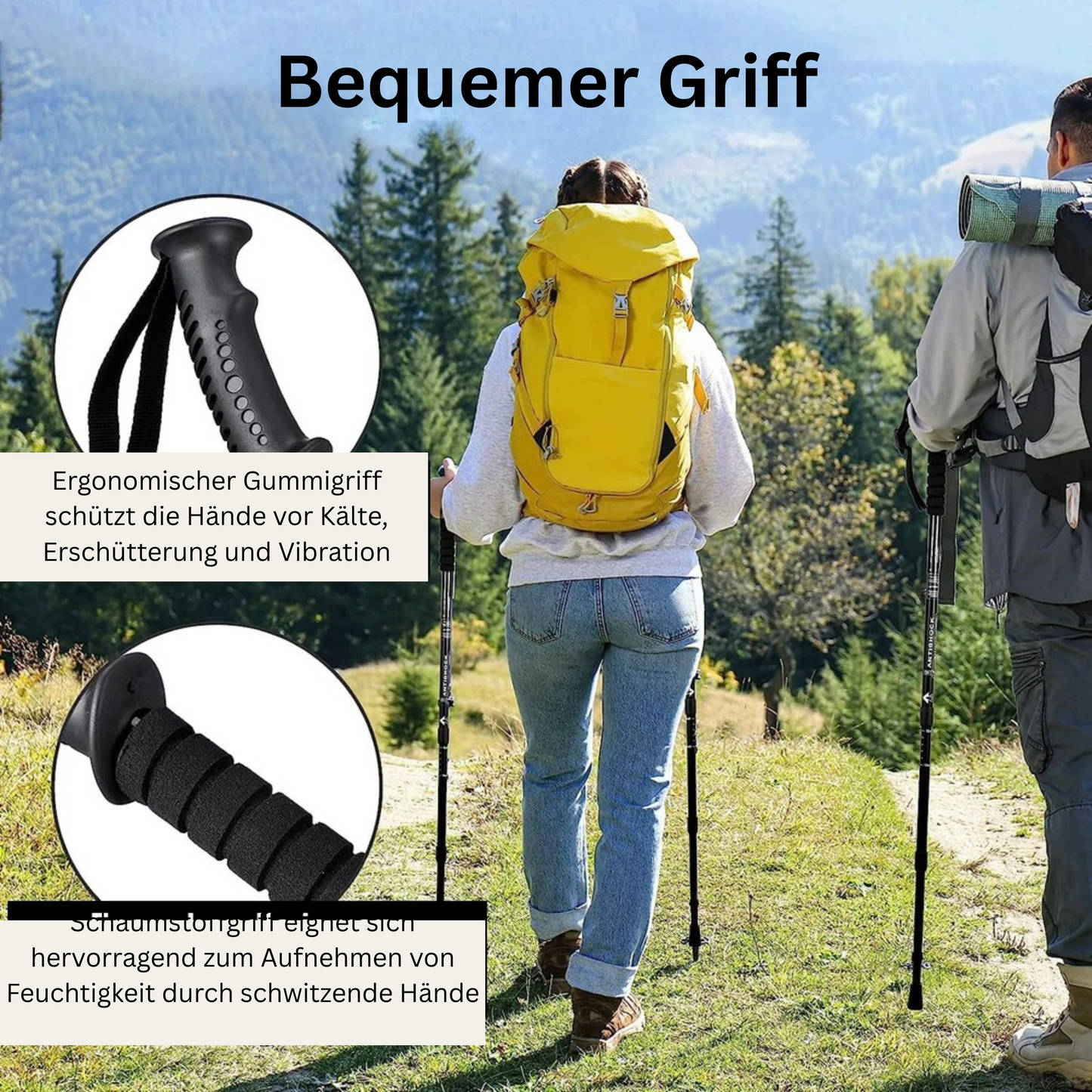 Trekmate Aero – Verstellbare Trekkingstöcke aus Aluminium, ultraleicht & ergonomisch für jedes Gelände