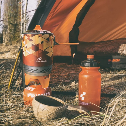 Fire Maple X2 Outdoor Gas Stove Burner Tourist Portable Cooking System With Heat Exchanger Pot FMS-X2 Camping Hiking Gas Cooker