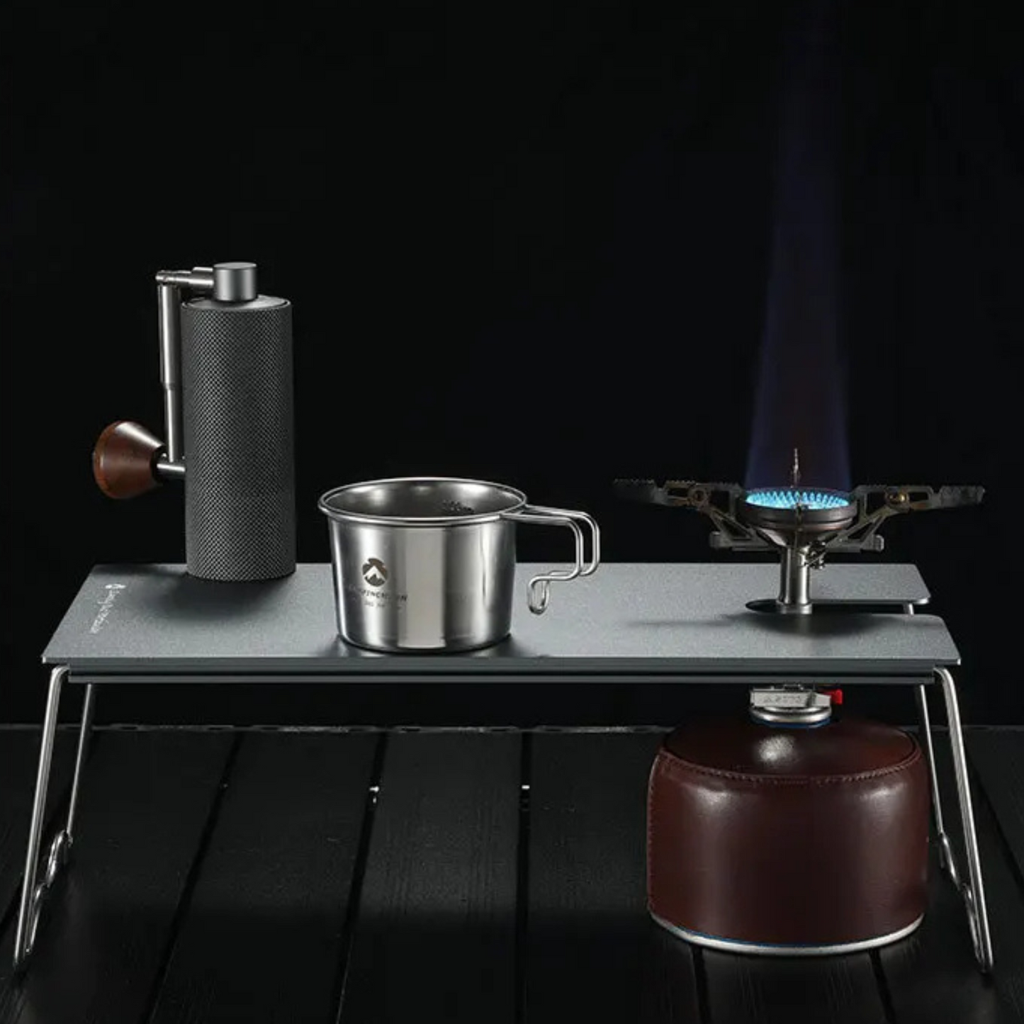 TrekForge Tisch – Rocket Stove Combo Tisch (faltbar & hitzebeständig)