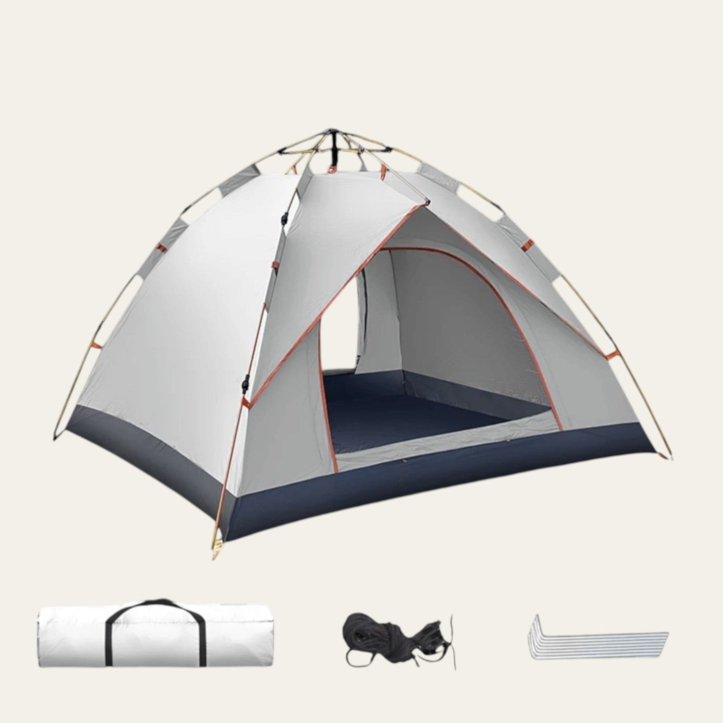 Sturmzelt Rapid – 2-Personen-Zelt mit Schnellaufbau, wetterfest & kompakt für Outdoor-Abenteuer