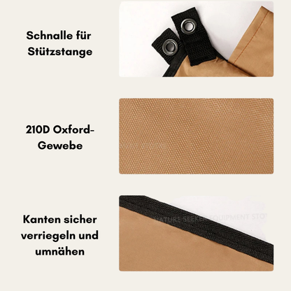 Windguard Flex – Robuster Outdoor-Windschutz, faltbar & wetterfest für Strand, Camping & Picknick