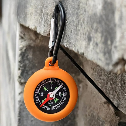 ClipCompass Duo – Outdoor-Kompass mit Silikonhaken oder als Pocket-Version