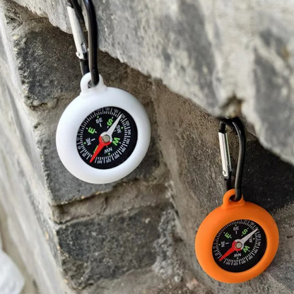 ClipCompass Duo – Outdoor-Kompass mit Silikonhaken oder als Pocket-Version