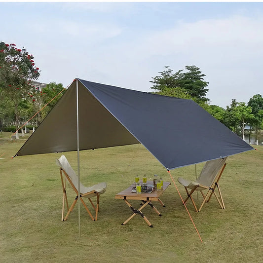 Skyshield Octa – Ultraleichte Camping-Plane mit UV- & Regenschutz, 9–12 m² Abdeckung für Outdoor & Zeltüberdachung