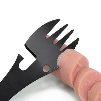 TrekTool 5-in-1 Outdoor Besteck – Edelstahl Camping-Multitool