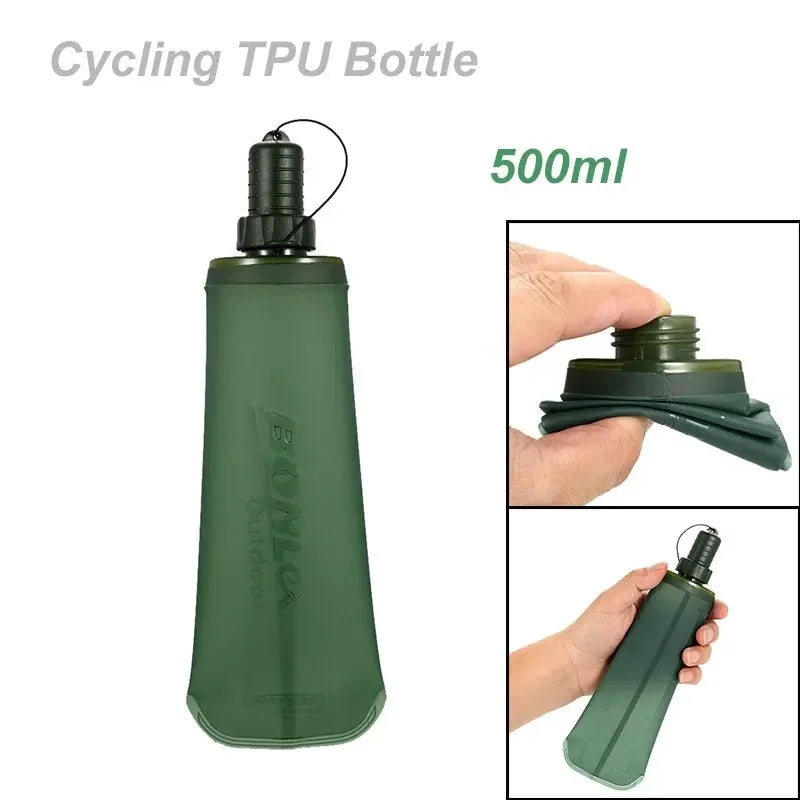 Wanderblase – 500ml Ultra-Leicht Trinkflasche für Outdoor & Sport