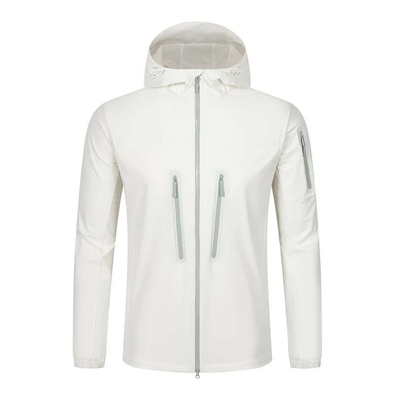 Unisex Wanderjacke – Ultraleicht, Wasserdicht & Sonnenschutz für jedes Abenteuer