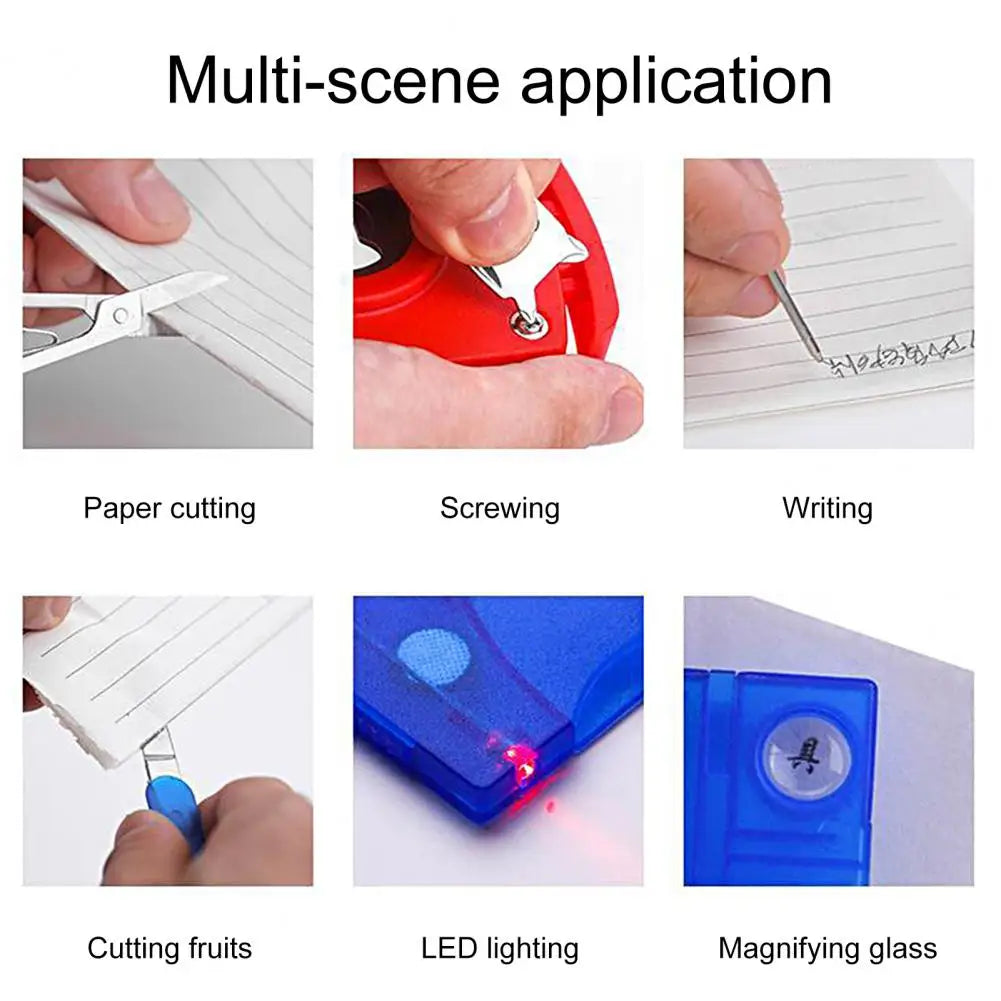 8-in-1 Mini Survival Tool – Kompakt, Vielseitig, Immer Bereit