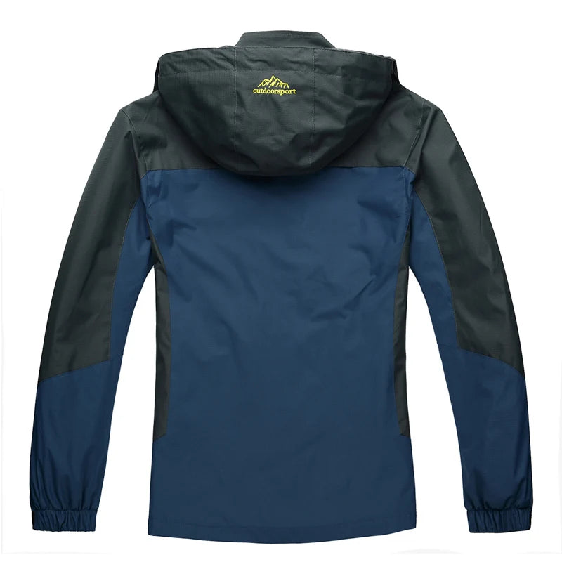 Herren Outdoor Windbreaker – Wasserdichte Trekkingjacke für Herbst & Abenteuer