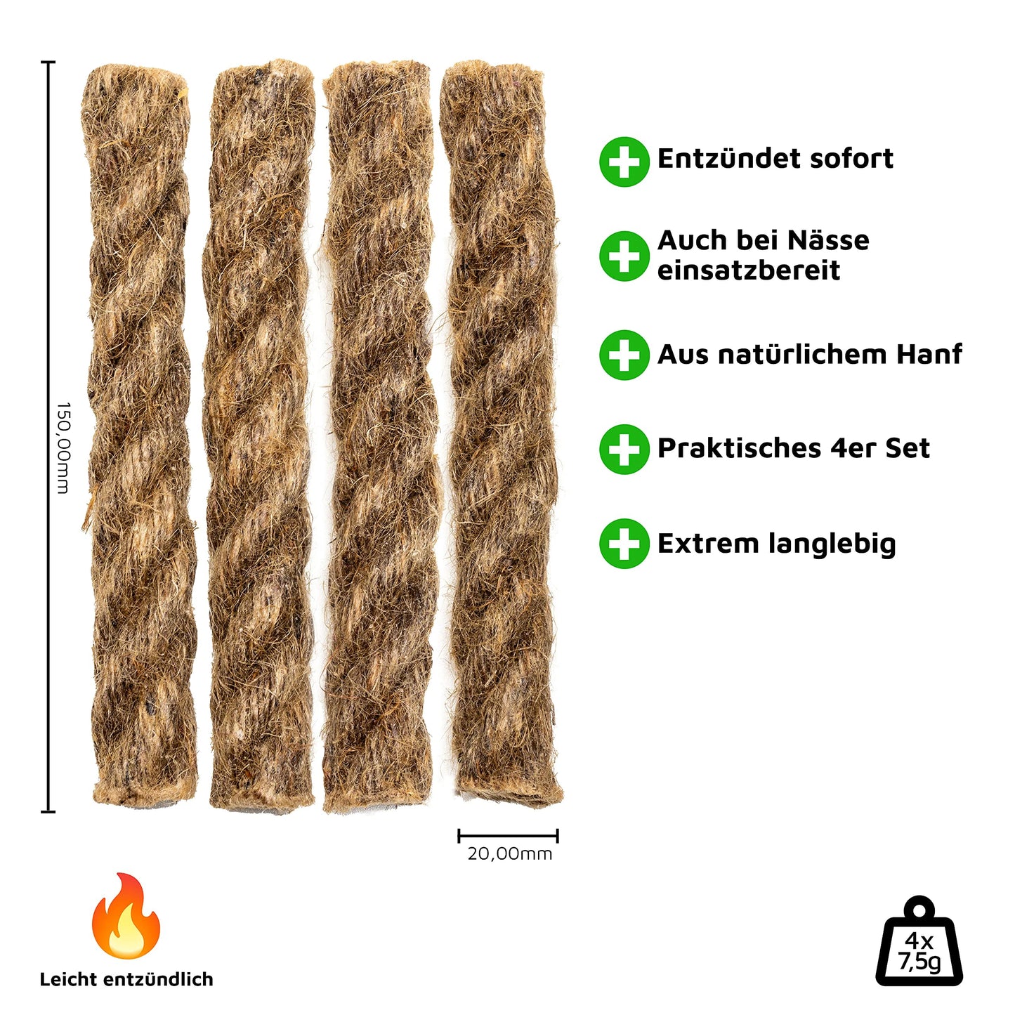 TinderRope – Natürlicher Feuerstarter für jedes Abenteuer