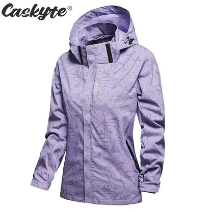 CASKYTE Damen Outdoor Windjacke – Atmungsaktiv & Wasserdicht