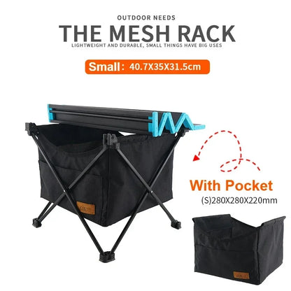 🏕️ Faltbarer Campingtisch mit Geheimtasche – Ultraleicht & Robust