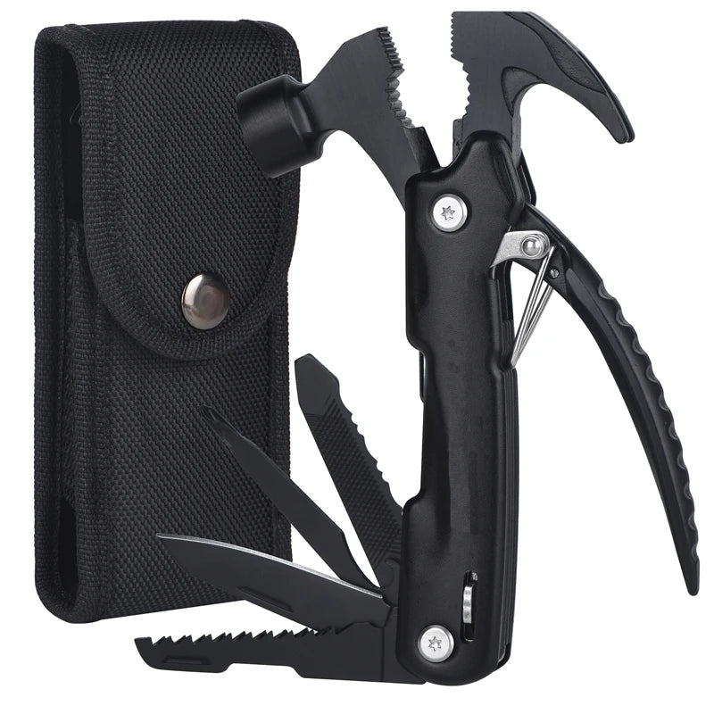 Multitool Hammer 12-in-1 – Dein Outdoor-Helfer für jede Lage!
