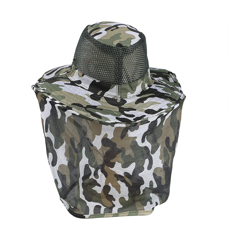 Camouflage SunShield – Atmungsaktiver Outdoor-Hut mit Nackenschutz