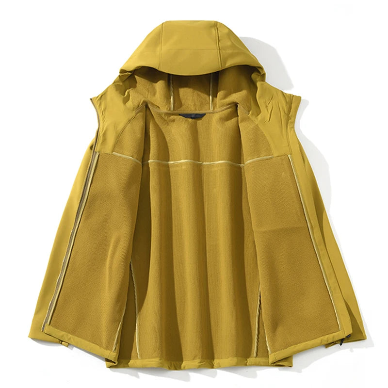 Wanderjacke mit Fleece-Innenfutter – Wasserdicht & Bequem
