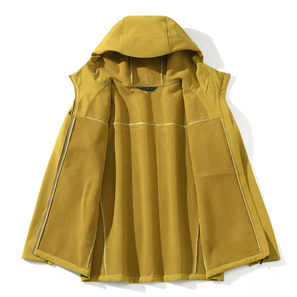 Wanderjacke mit Fleece-Innenfutter – Wasserdicht & Bequem