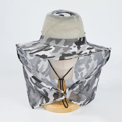Camouflage SunShield – Atmungsaktiver Outdoor-Hut mit Nackenschutz