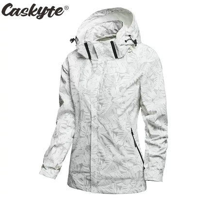 CASKYTE Damen Outdoor Windjacke – Atmungsaktiv & Wasserdicht