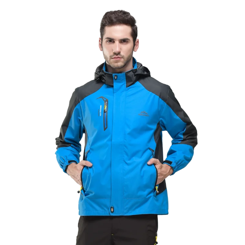 Herren Outdoor Windbreaker – Wasserdichte Trekkingjacke für Herbst & Abenteuer