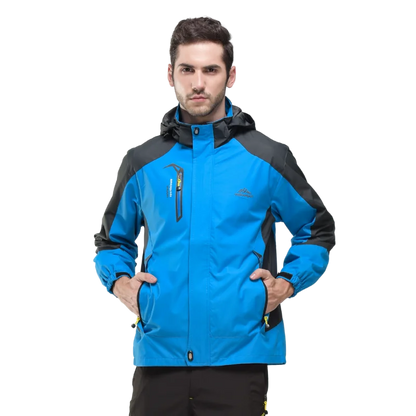 Herren Outdoor Windbreaker – Wasserdichte Trekkingjacke für Herbst & Abenteuer