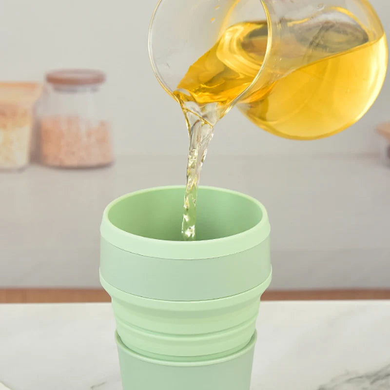 Silikon Faltbecher 350ml / 500ml – Dein treuer Begleiter für unterwegs